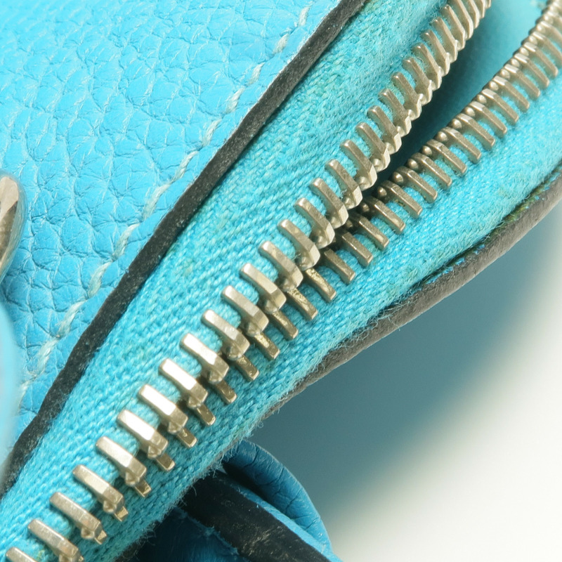 HERMES Clemence皮革Bolide 31銀扣手挽袋-18