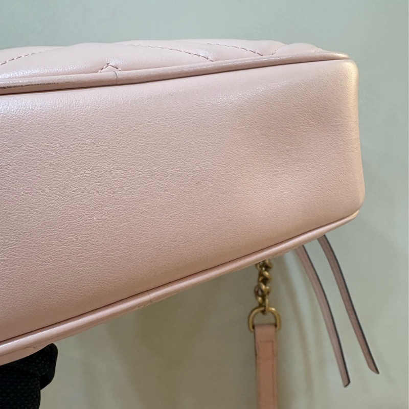 Gucci Marmont 24cm 相機包 粉色-4