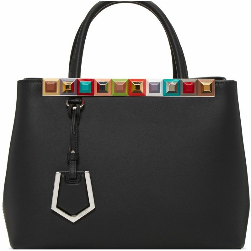 FENDI Fendi Petite Two Jour Stud Bag-2