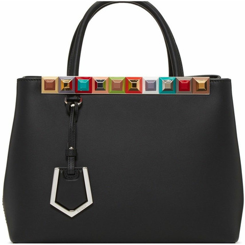 FENDI Fendi Petite Two Jour Stud Bag