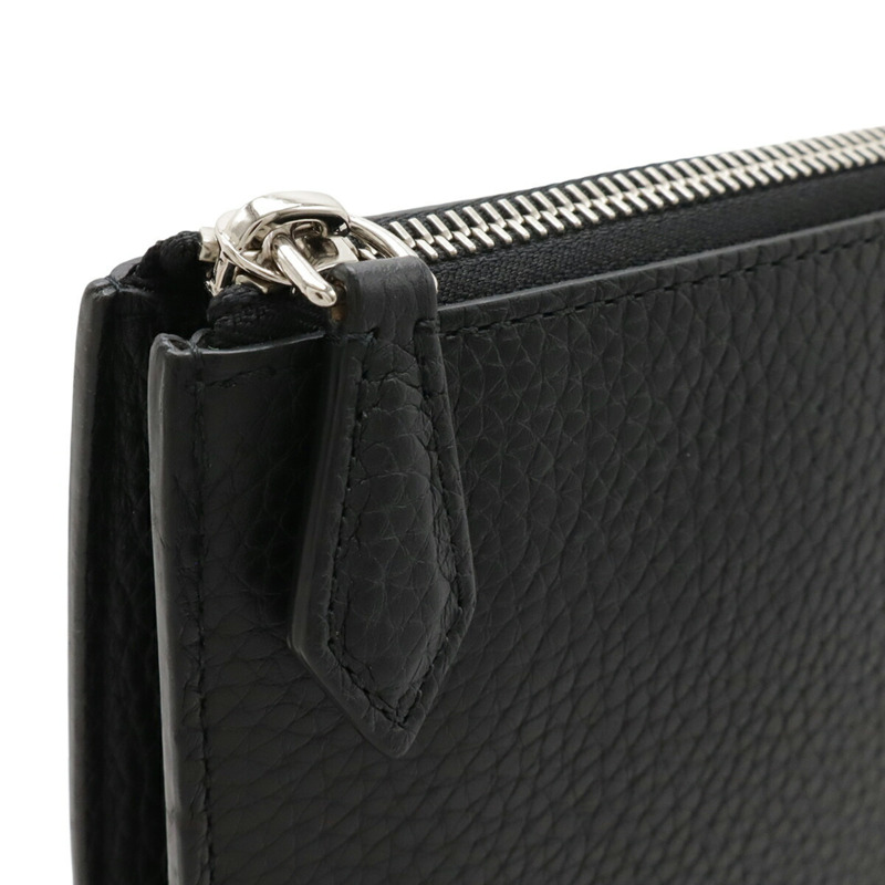 路易威登 LV Circle Pochette Jour GM NM 手拿包/第二包 Taurillon 皮革黑色藍色 (M67763)-5