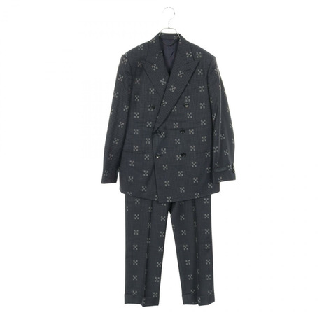 路易威登雙排扣羊毛 Pont Neuf 西裝，海軍藍，二手男士