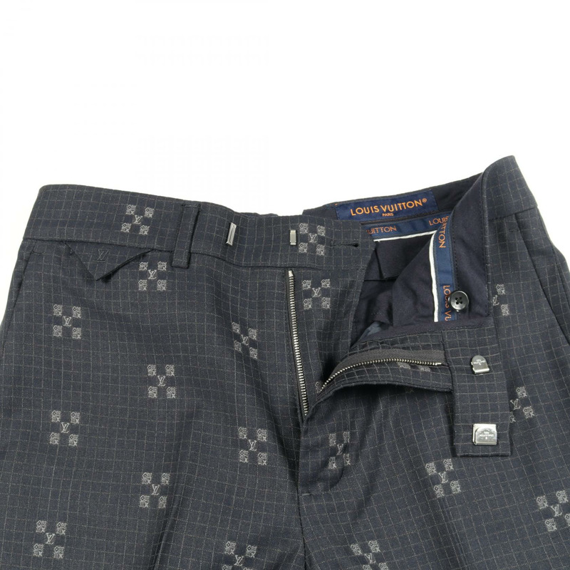 路易威登雙排扣羊毛 Pont Neuf 西裝，海軍藍，二手男士-6