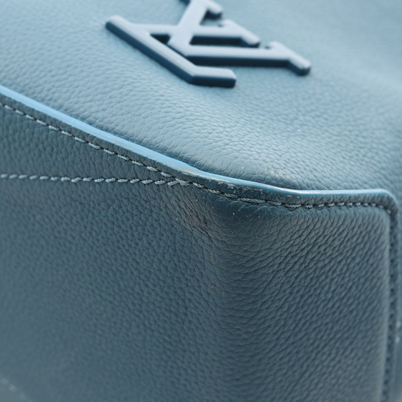 路易威登 Fastline 手提單肩包 M23707 LV Aerogram 皮革 藍色 二手 LV-4