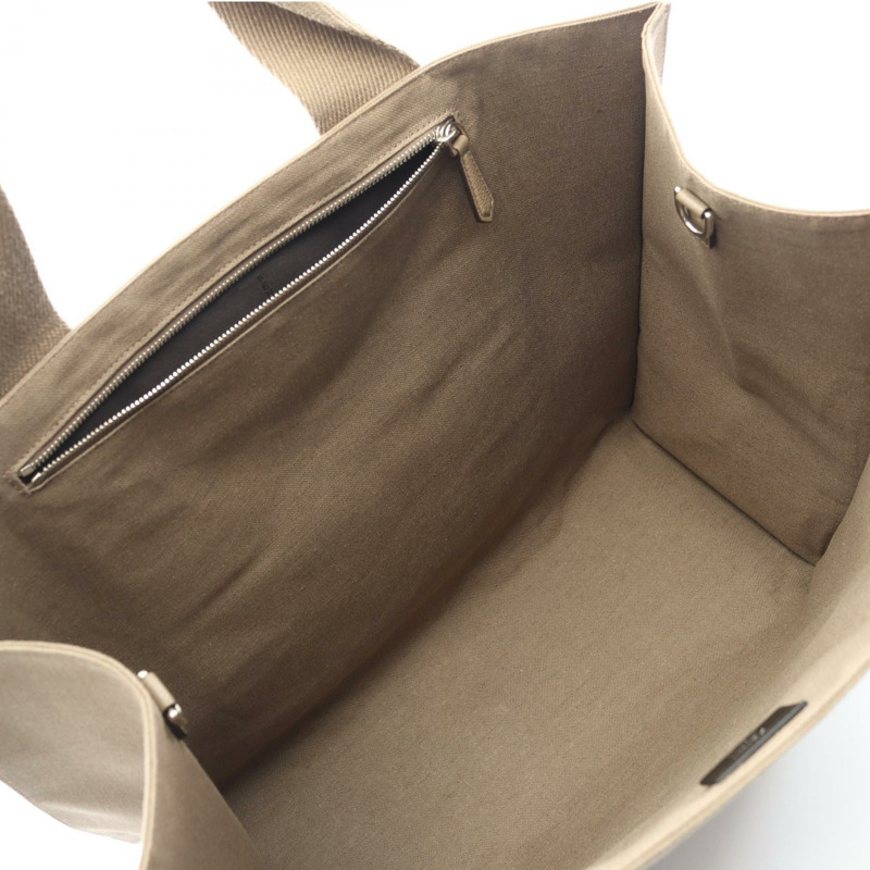 FENDI FF logo 手提肩斜背包 7VA558 帆布 米色 二手 女士-2