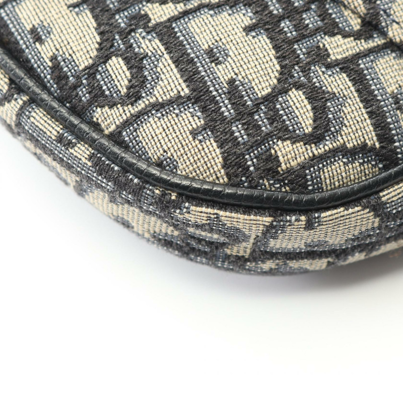 Christian Dior SADDLE Oblique Jacquard 肩背包帆布皮革-4