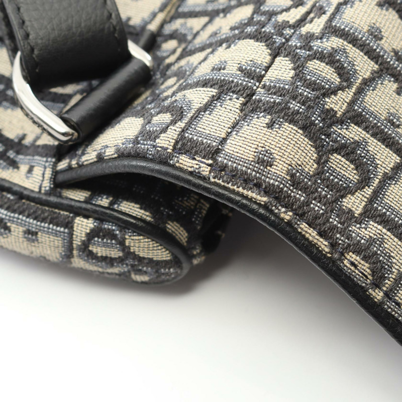 Christian Dior SADDLE Oblique Jacquard 肩背包帆布皮革-5