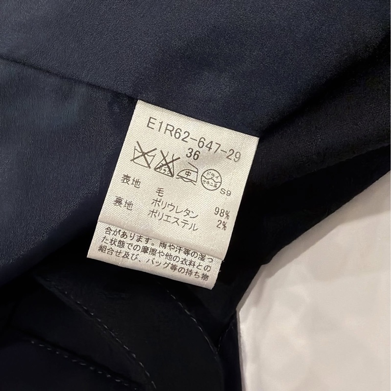 BURBERRY 藍標 高腰腰帶口袋毛料褲裙-9