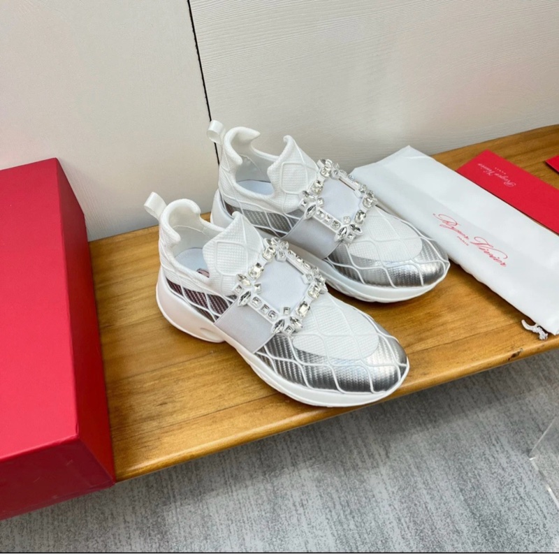 促銷品 RogerVivier Viv Run Lacquered Buckle運動鞋-1