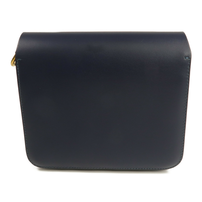 BURBERRY 牛皮皮革Square Satchel金扣肩背袋-2