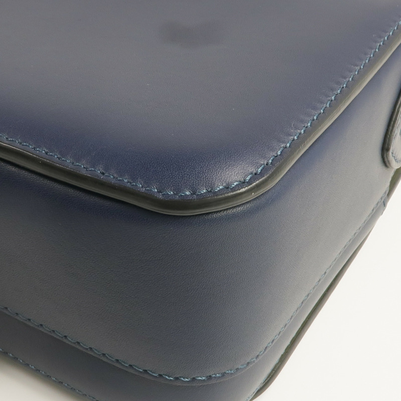 BURBERRY 牛皮皮革Square Satchel金扣肩背袋-12