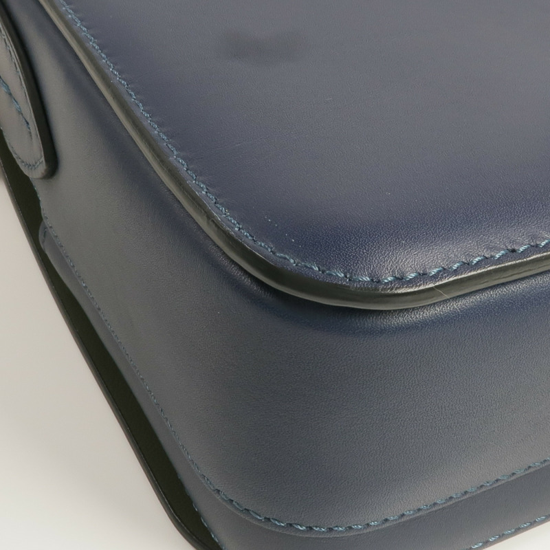 BURBERRY 牛皮皮革Square Satchel金扣肩背袋-13