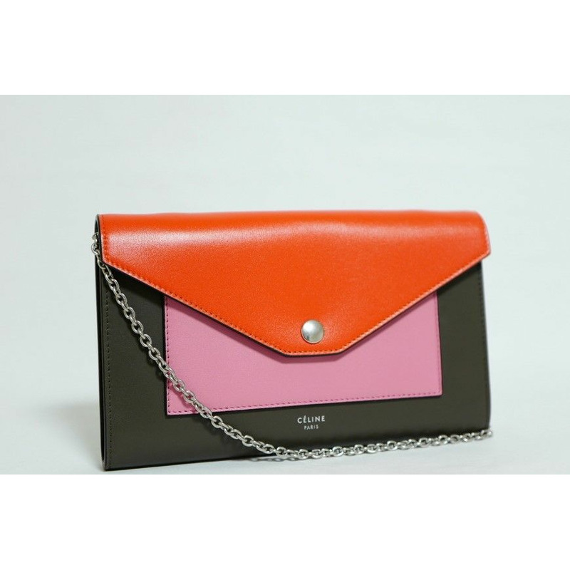 CELINE 大號翻蓋鏈條包 105213AD4-3
