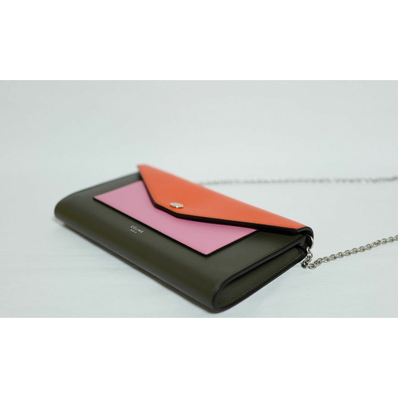 CELINE 大號翻蓋鏈條包 105213AD4-5