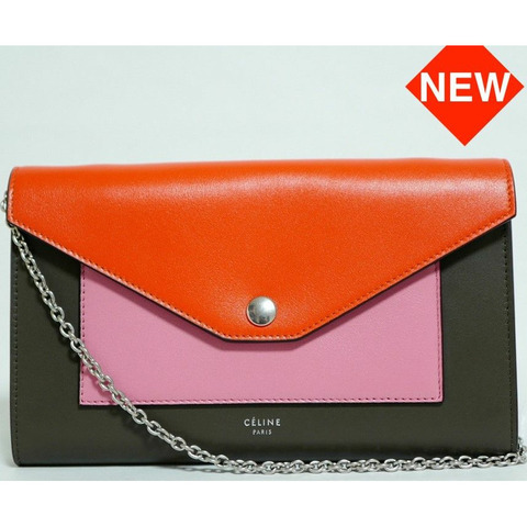 CELINE 大號翻蓋鏈條包 105213AD4