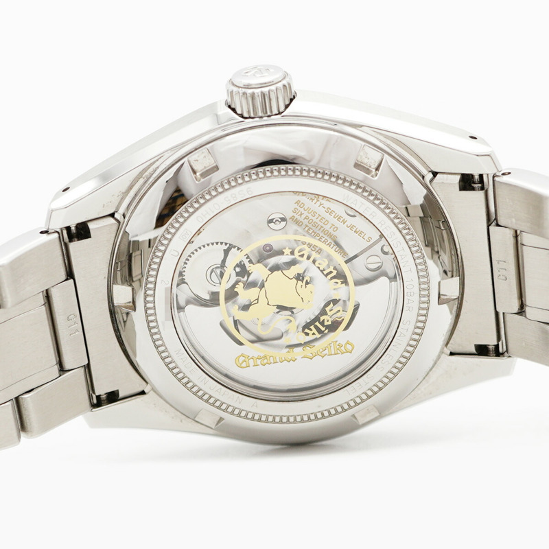 精工 Grand 9S85-01H0 SBGH271 綠色錶盤男士腕錶-5