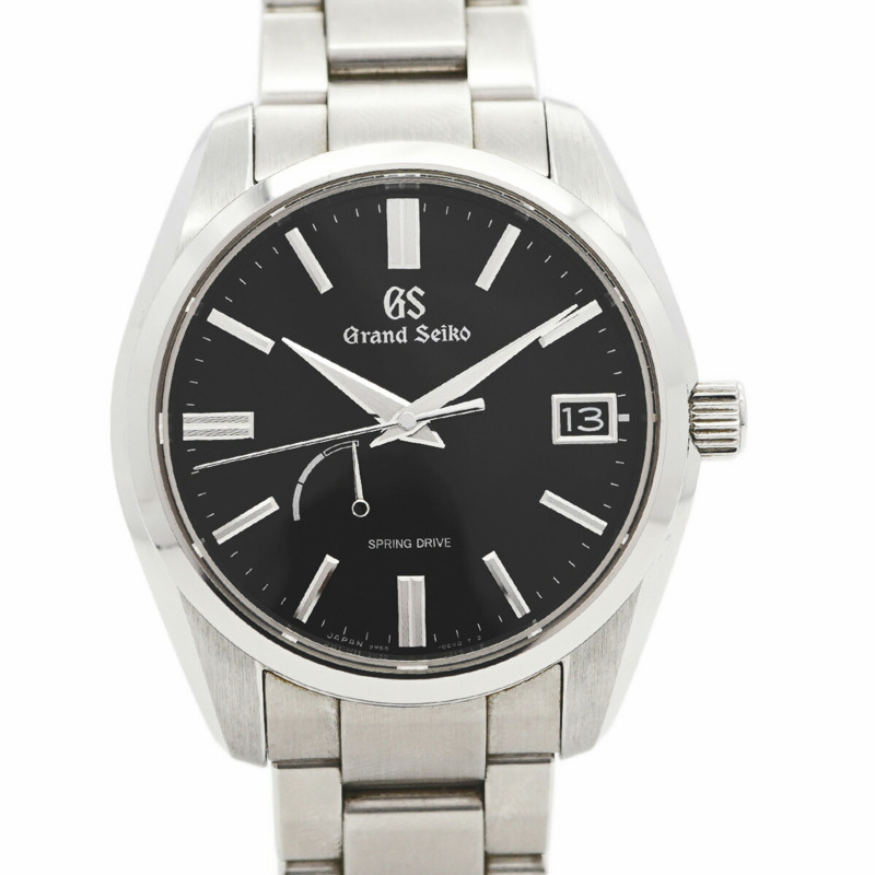 精工 Grand 9R65-0DY0 SBGA439 海軍藍錶盤男士腕錶-0