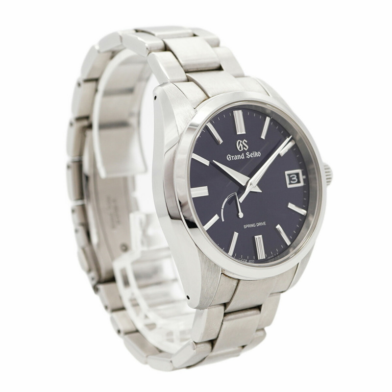 精工 Grand 9R65-0DY0 SBGA439 海軍藍錶盤男士腕錶-3