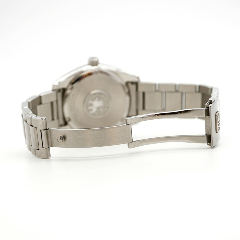 精工 Grand 9R65-0DY0 SBGA439 海軍藍錶盤男士腕錶-4