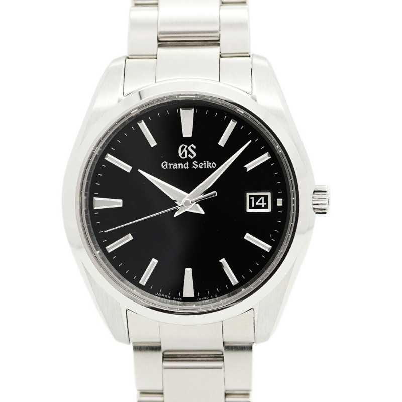 精工 Grand 9F85-0AC0 SBGP011 黑色錶盤男士腕錶-0