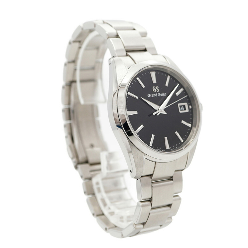 精工 Grand 9F85-0AC0 SBGP011 黑色錶盤男士腕錶-3