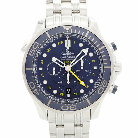 歐米茄海馬系列 212.30.44.52.03.001 海軍藍錶盤男士腕錶