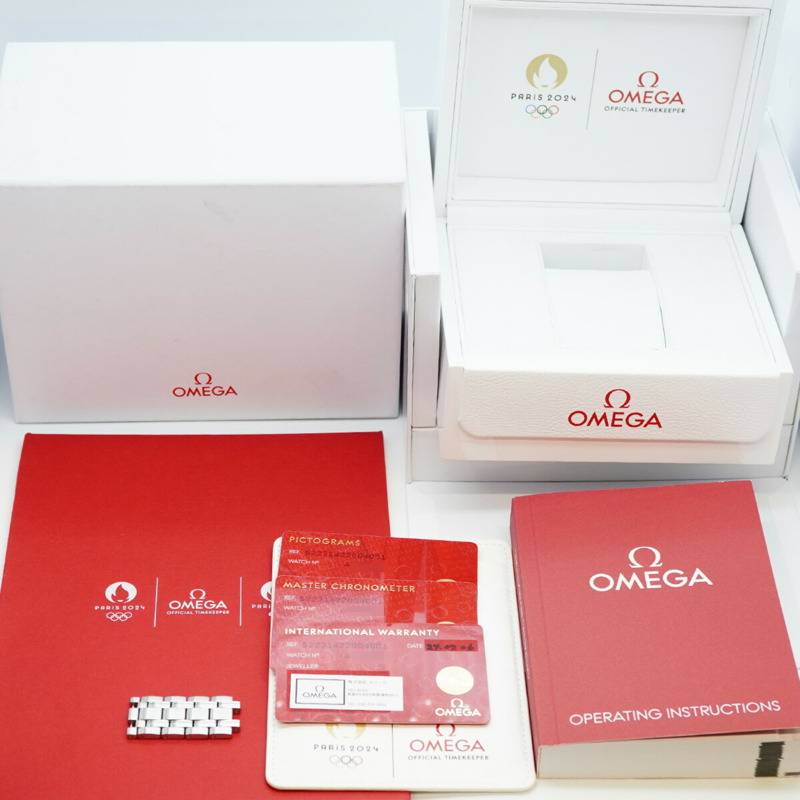 歐米茄海馬系列 522.21.42.20.04.001 白色錶盤男士腕錶-1