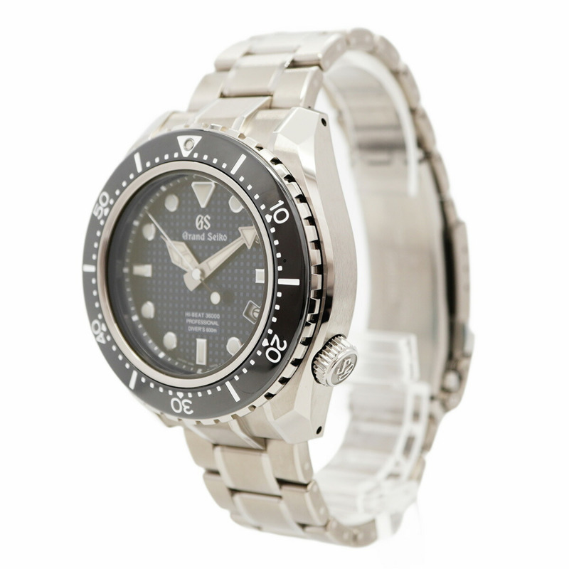 精工 Grand 9S85-01B0 SBGH257 藍色錶盤男士腕錶-2