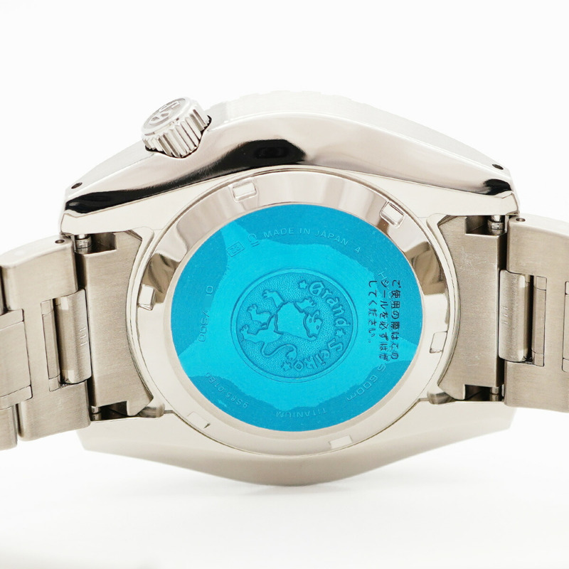 精工 Grand 9S85-01B0 SBGH257 藍色錶盤男士腕錶-5