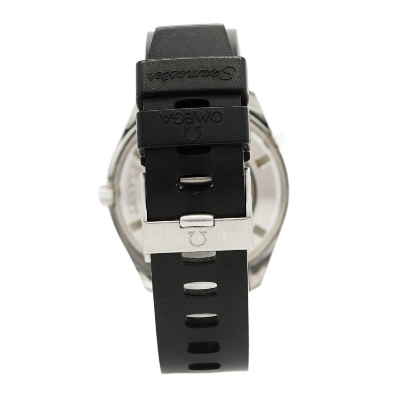 歐米茄海馬系列 2908.50 黑色錶盤男士腕錶-6