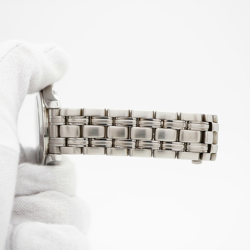 歐米茄海馬系列2500.80藍色錶盤男士腕錶-6