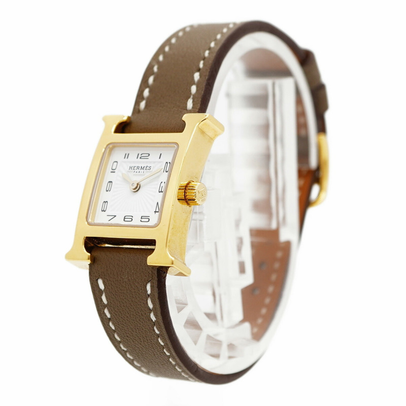愛馬仕 H Watch Mini HH1.101 白色錶盤 女士款-1