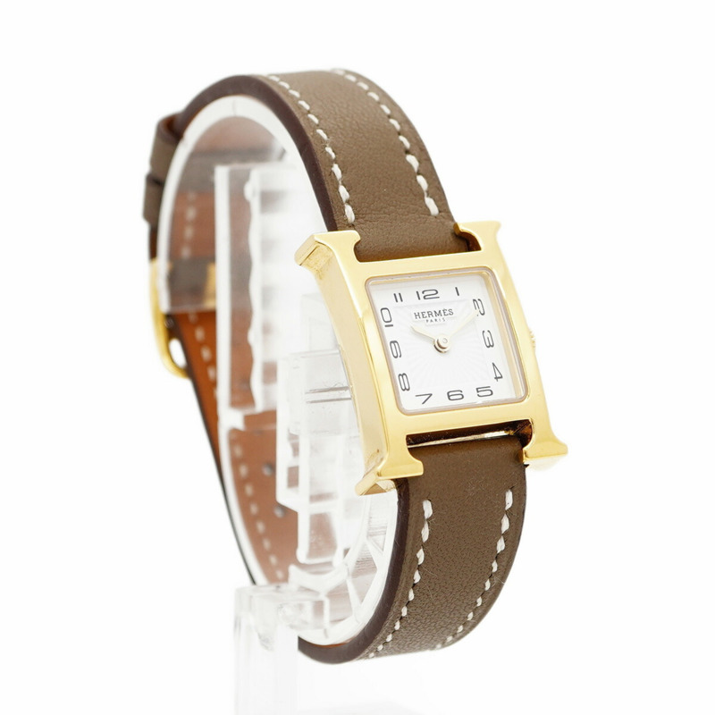 愛馬仕 H Watch Mini HH1.101 白色錶盤 女士款-2