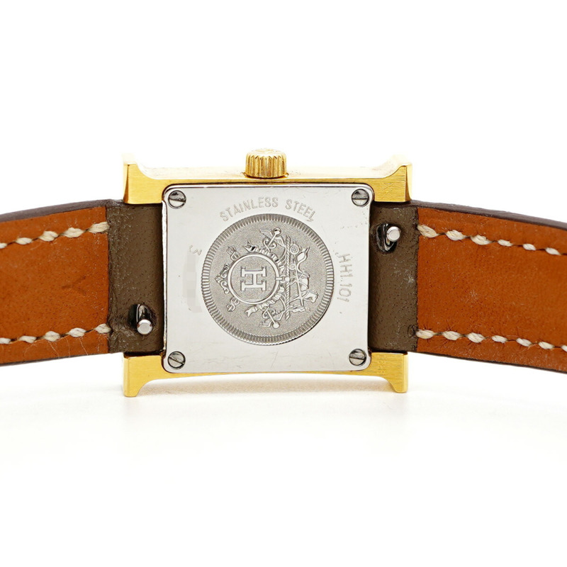 愛馬仕 H Watch Mini HH1.101 白色錶盤 女士款-4