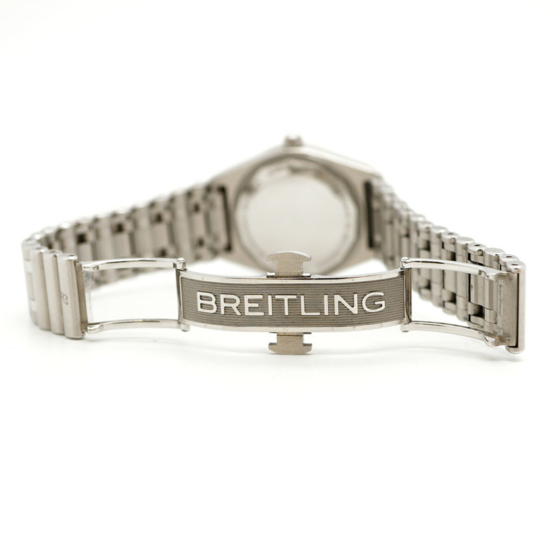 百年靈 Chronomat 28 A72310 女士藍色錶盤腕錶-3