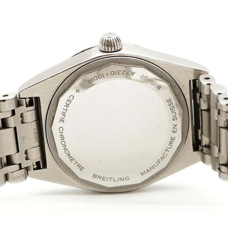 百年靈 Chronomat 28 A72310 女士藍色錶盤腕錶-4