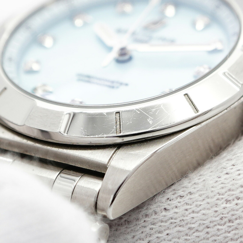 百年靈 Chronomat 28 A72310 女士藍色錶盤腕錶-7