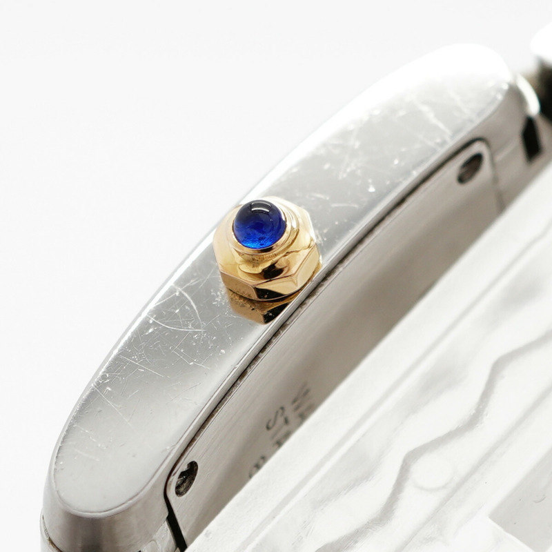 卡地亞 Tank Française SM W51027Q4 粉紅錶盤女錶-10