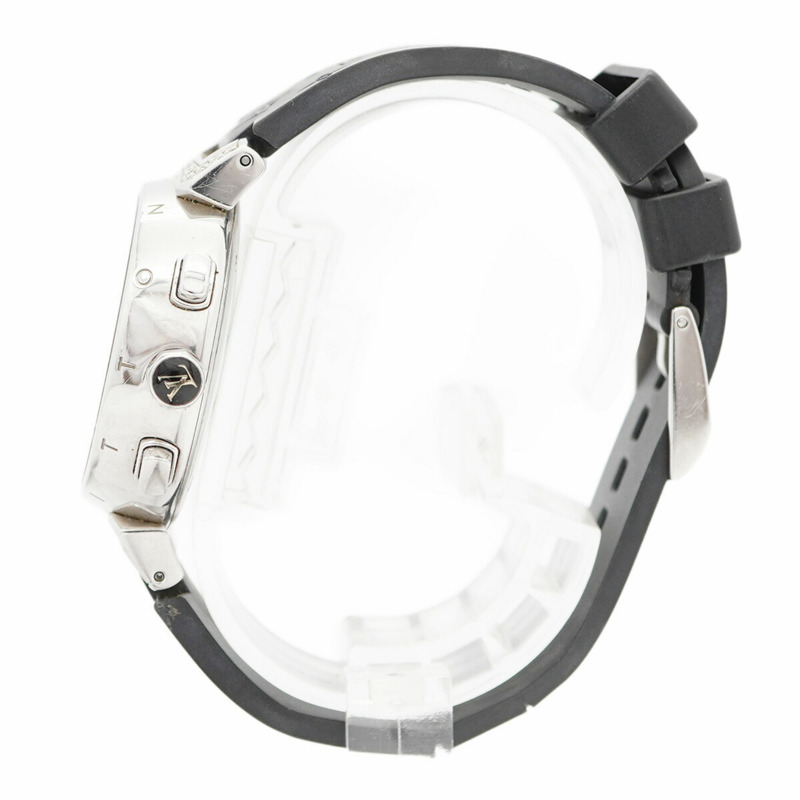 路易威登 Tambour Q132K 黑色錶盤小姐腕錶-7