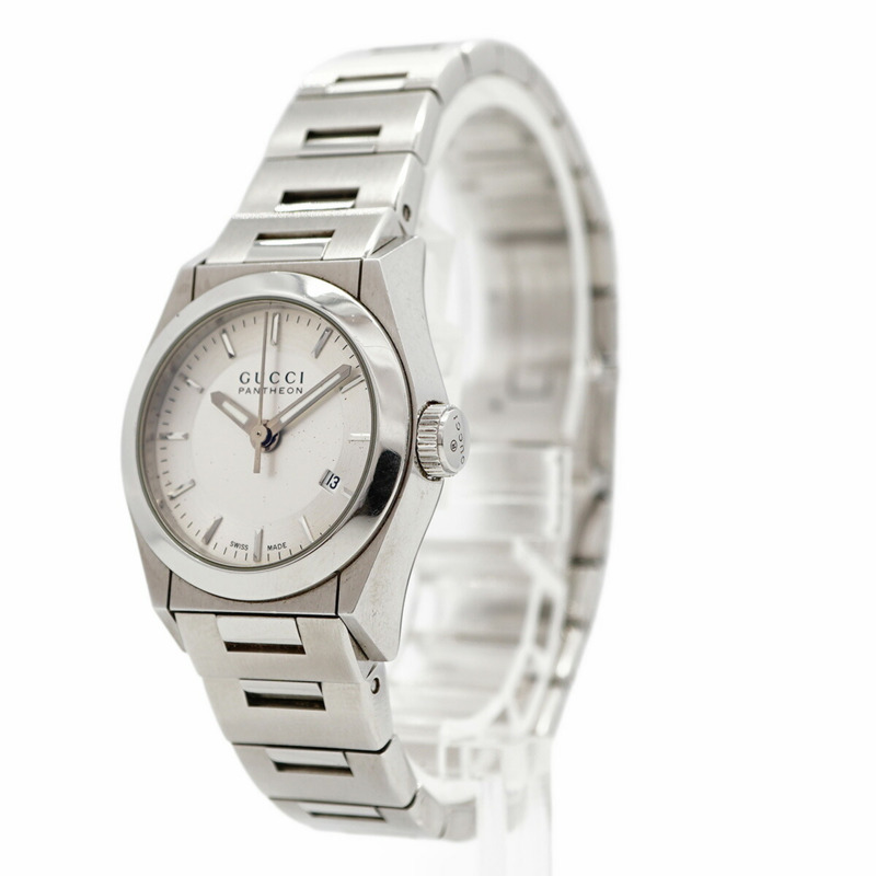 Gucci Pantheon 115.5 銀色錶盤小姐腕錶-1