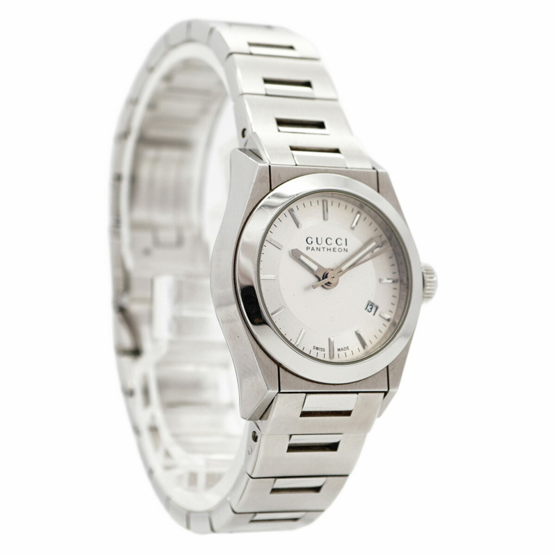 Gucci Pantheon 115.5 銀色錶盤小姐腕錶-2