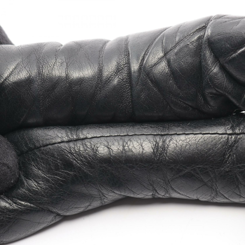 香奈兒 Coco Cocoon MM 手提包，黑色皮革，二手，女士，帶五金配件-8