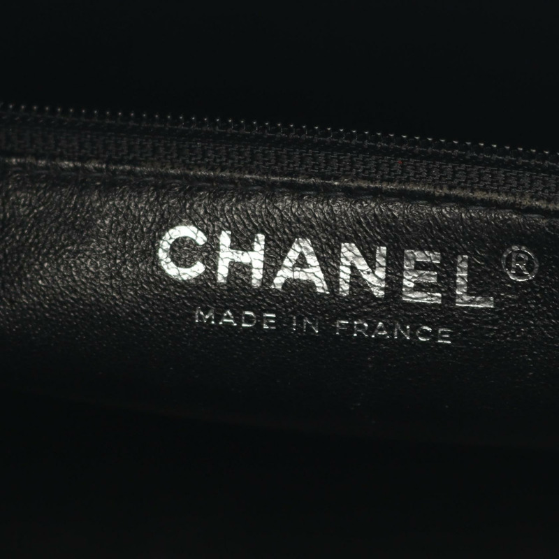 香奈兒 (CHANEL) Medallion 手提包，黑色小牛皮材質，二手，女士款，帶五金配件-3