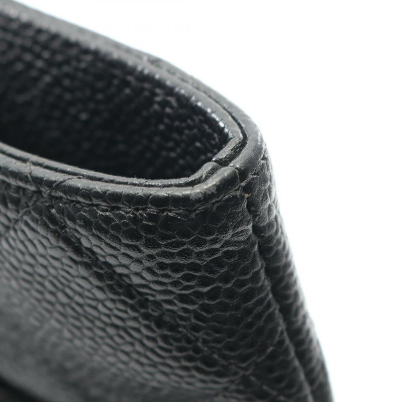 香奈兒 (CHANEL) Medallion 手提包，黑色小牛皮材質，二手，女士款，帶五金配件-8