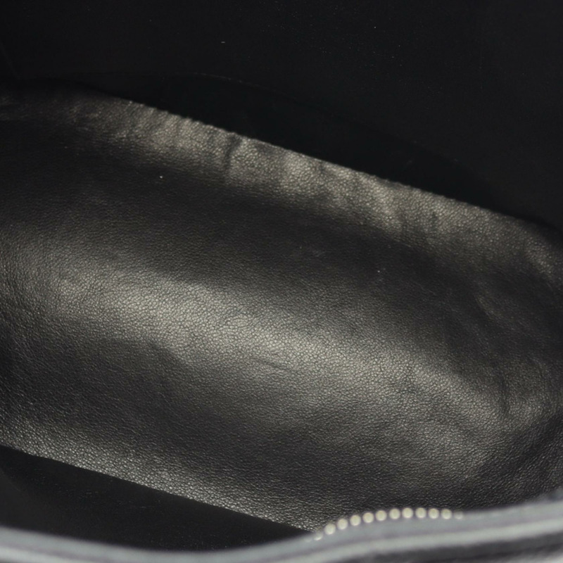 香奈兒 (CHANEL) Medallion 手提包，黑色小牛皮材質，二手，女士款，帶五金配件-10