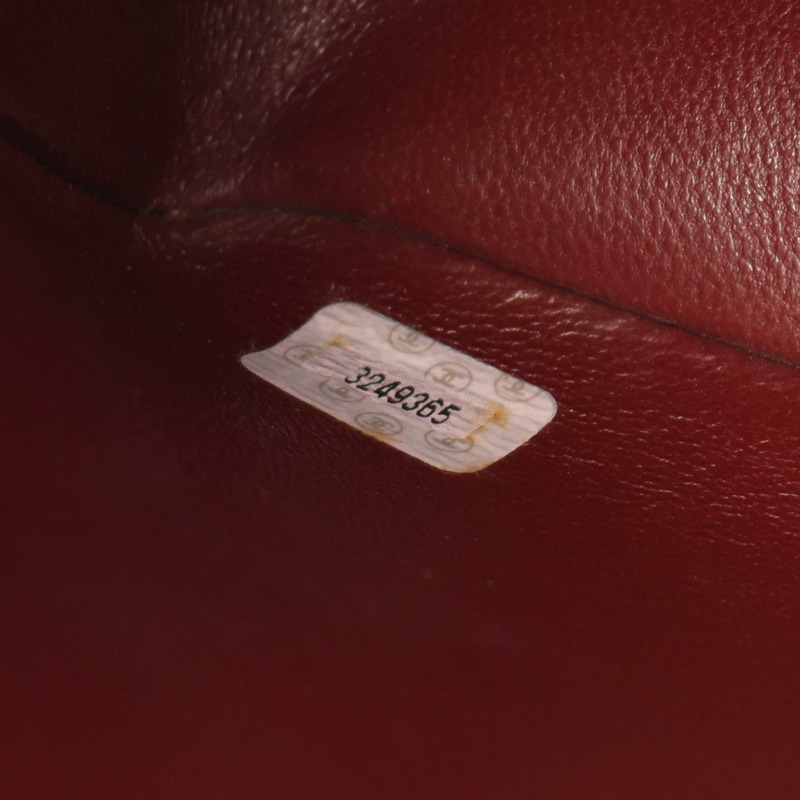 香奈兒 Jumbo Matelasse 34 單翻蓋鏈條肩背包，羊皮材質，黑色，二手，金色五金-4