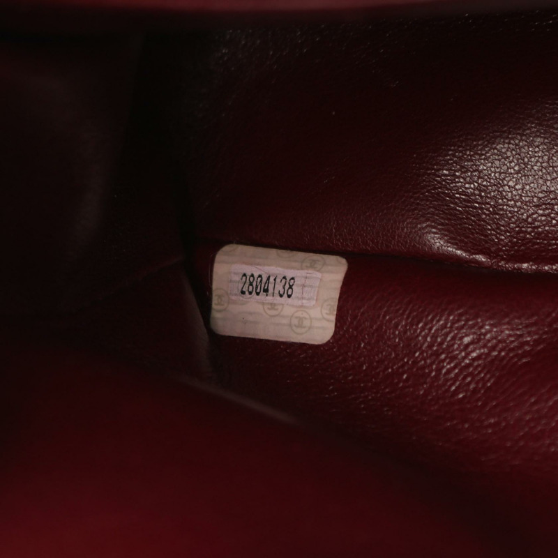 香奈兒 (CHANEL) Matelasse W 翻蓋鏈條單肩包，羊皮材質，黑色，二手，女士款，金色五金-4