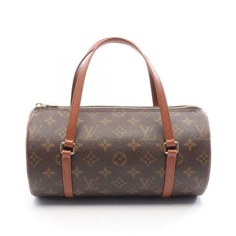路易威登 Papillon 26 舊手提包 M51366 Monogram 帆布皮革二手