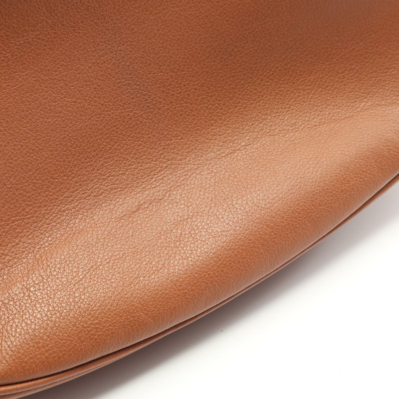 CELINE 中型 Heloise Cuir 飾邊露肩包 114713FLH.04LU 棕色皮革-8