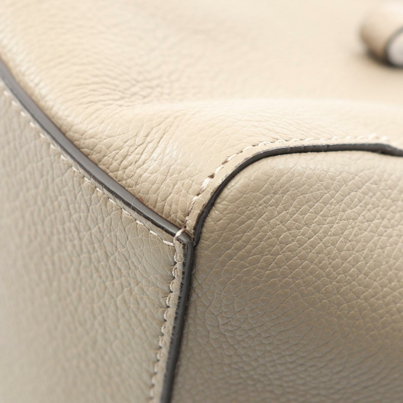 FENDI ORIGAMI MINI 單肩托特包 8BS083APZAF11WS 皮革 米色 二手 女士-6